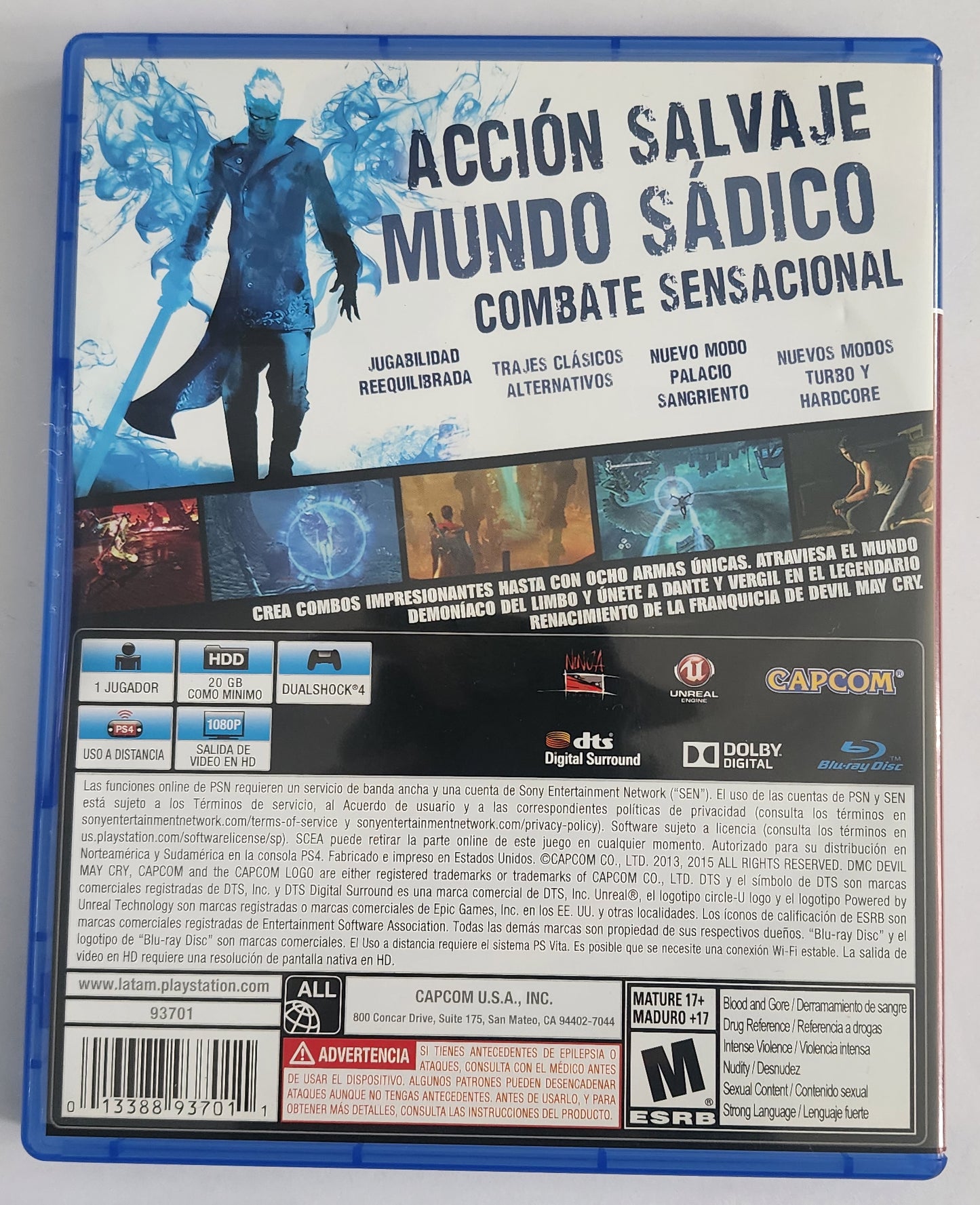 DmC Devil May Cry: Definitive Edition PS4