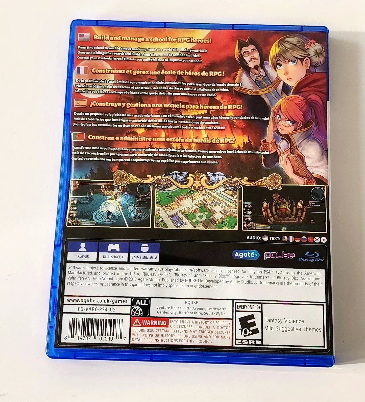 Valthirian Arc: Hero School Story PS4
