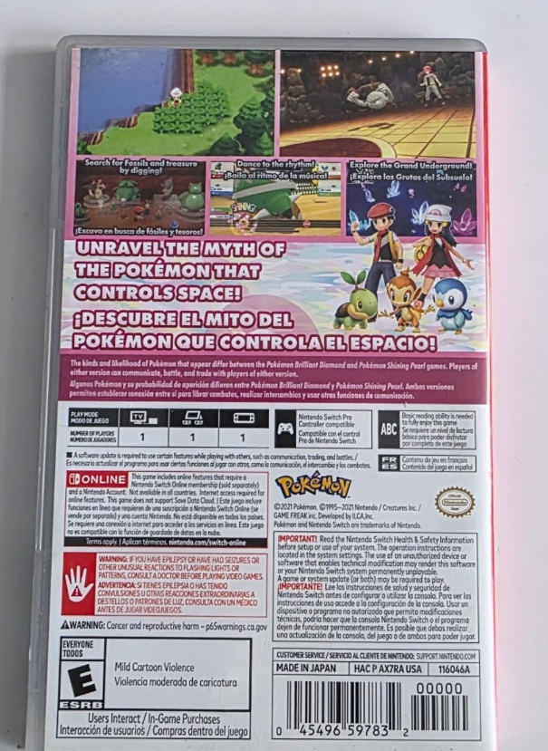 Pokemon Shining Pearl Switch