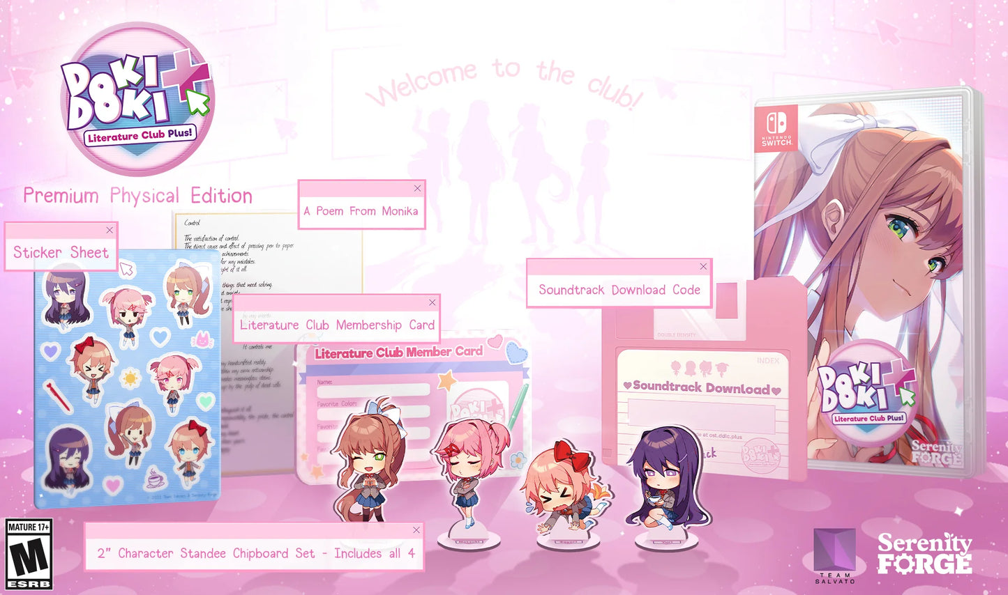 Doki Doki Literature Club Plus! Switch