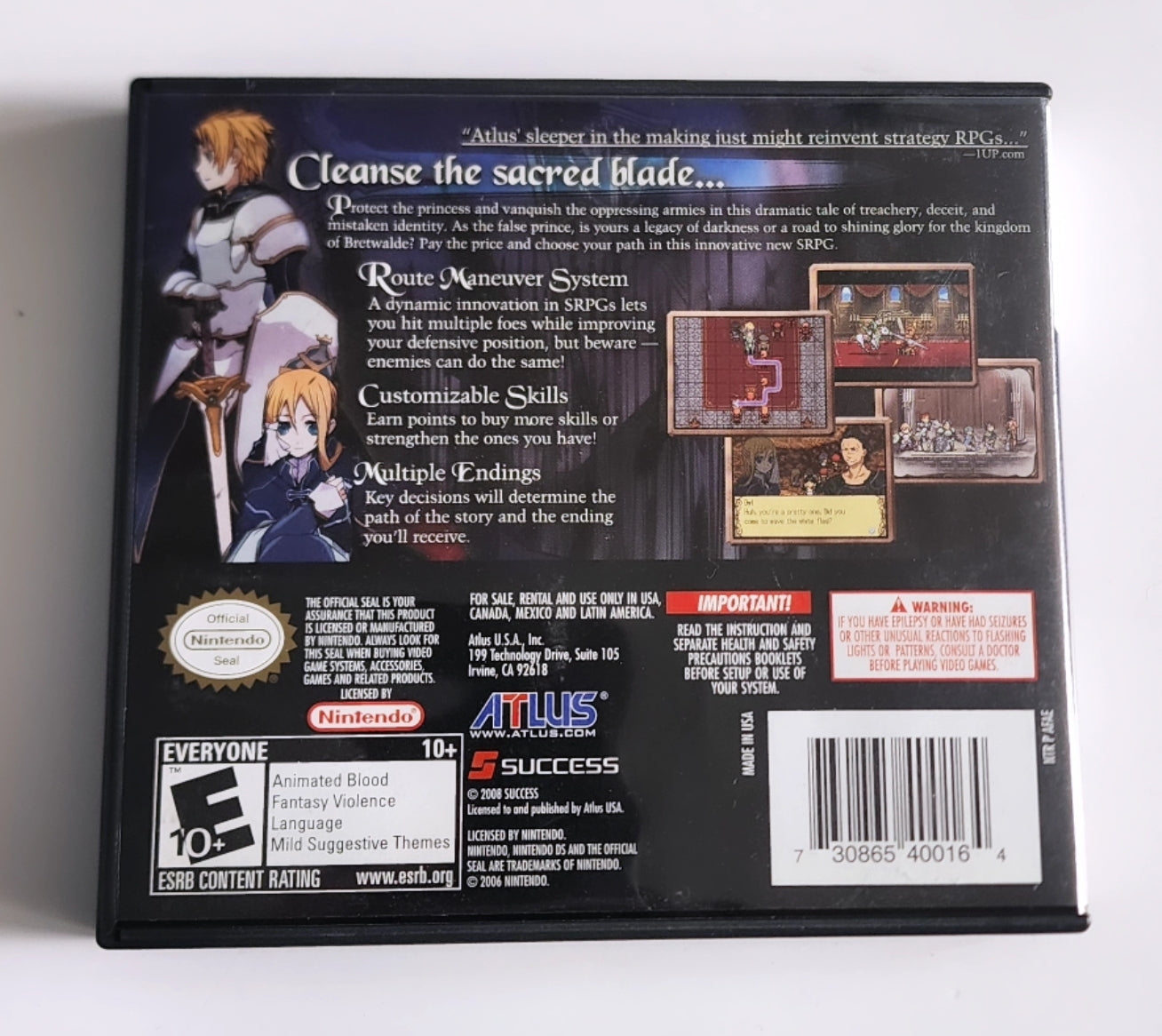 Rondo of Sword DS
