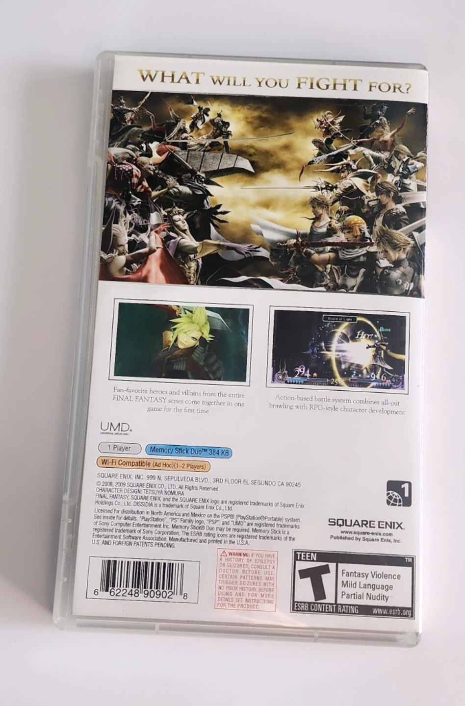 Dissidia Final Fantasy PSP