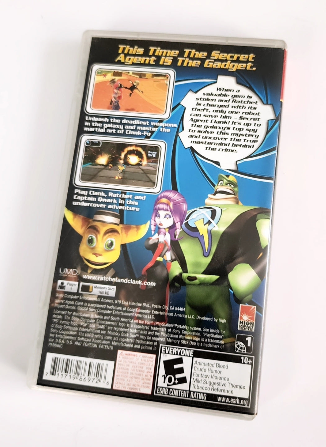 Secret Agent Clank PSP