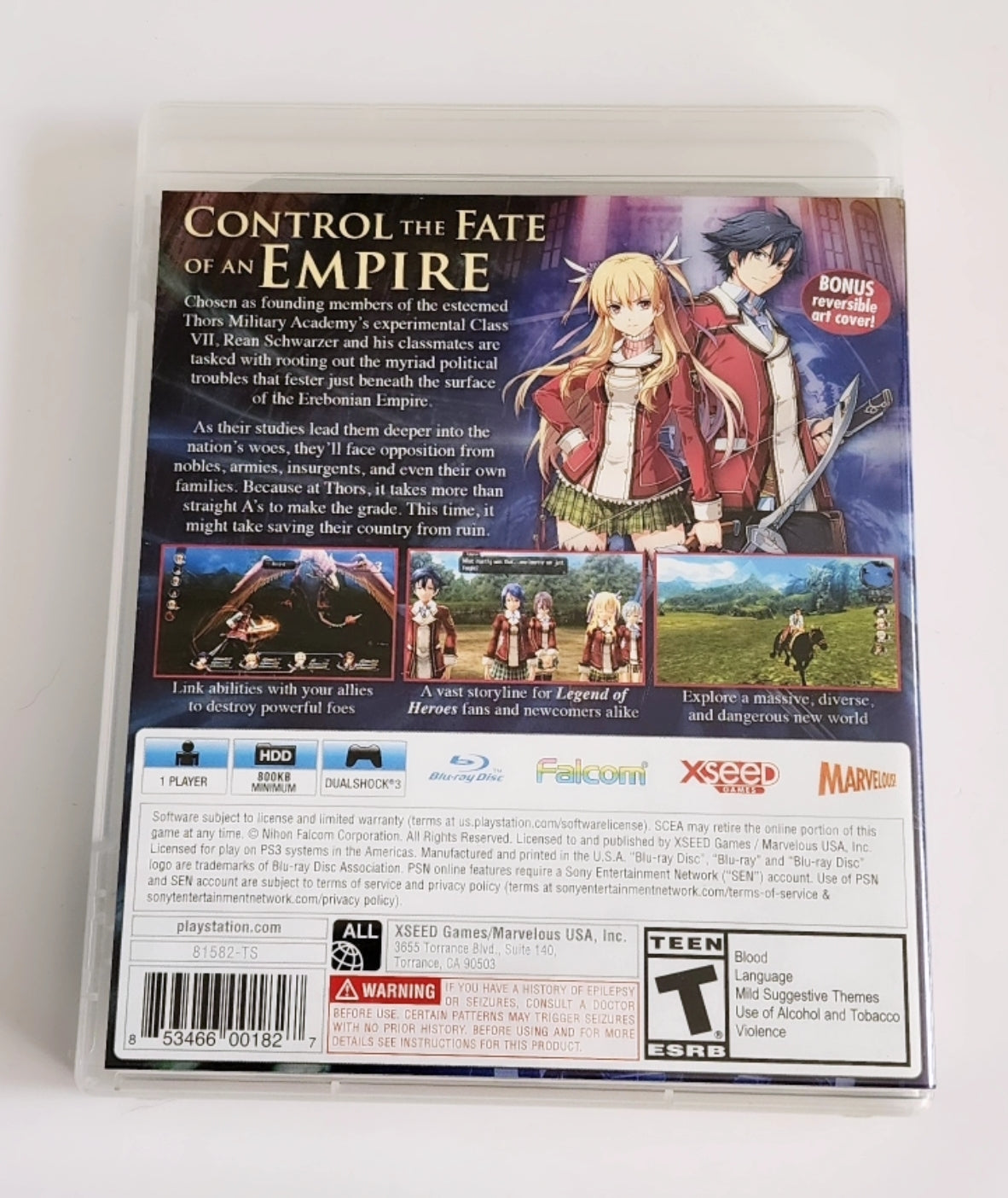 Trails of Cold Steel PS3