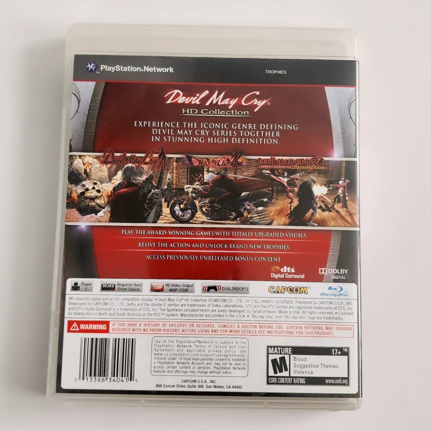 Devil May Cry HD Collection PS3