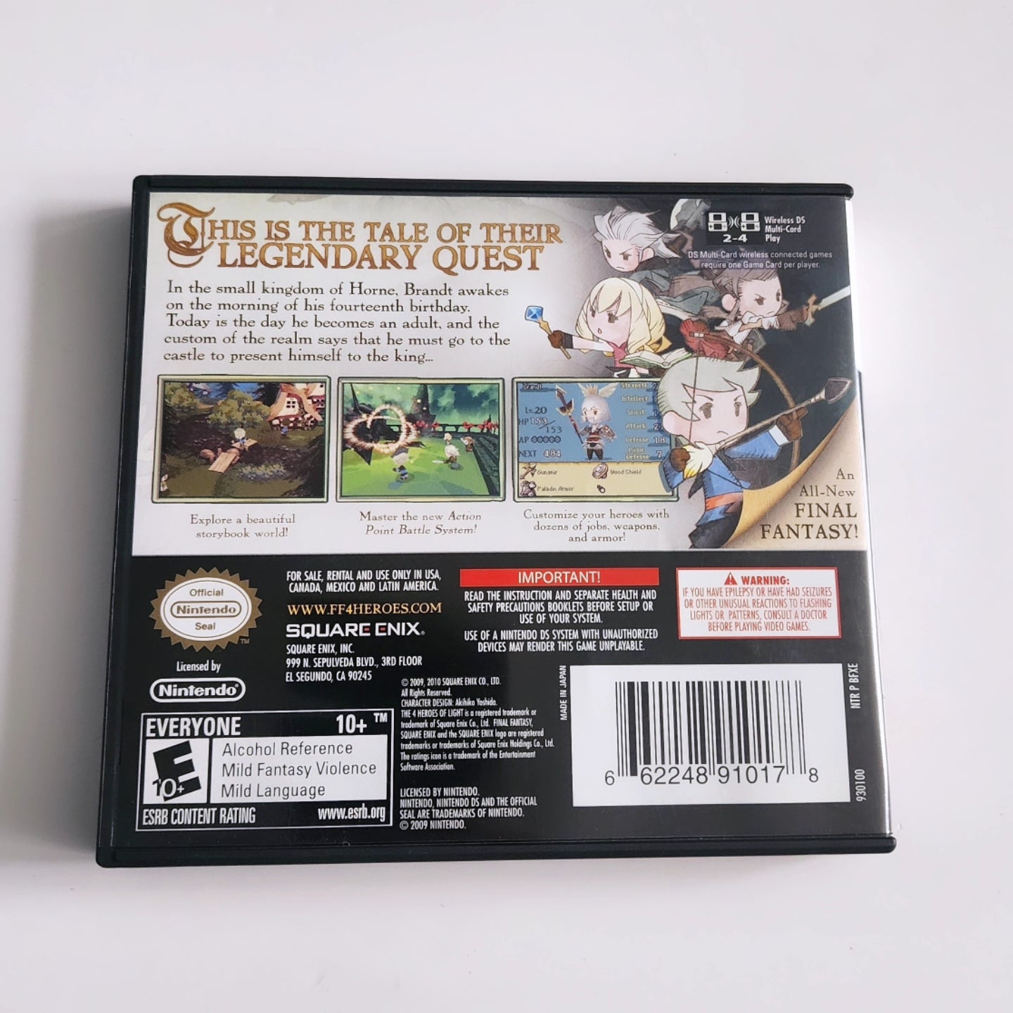Final Fantasy The 4 Heroes of Light DS