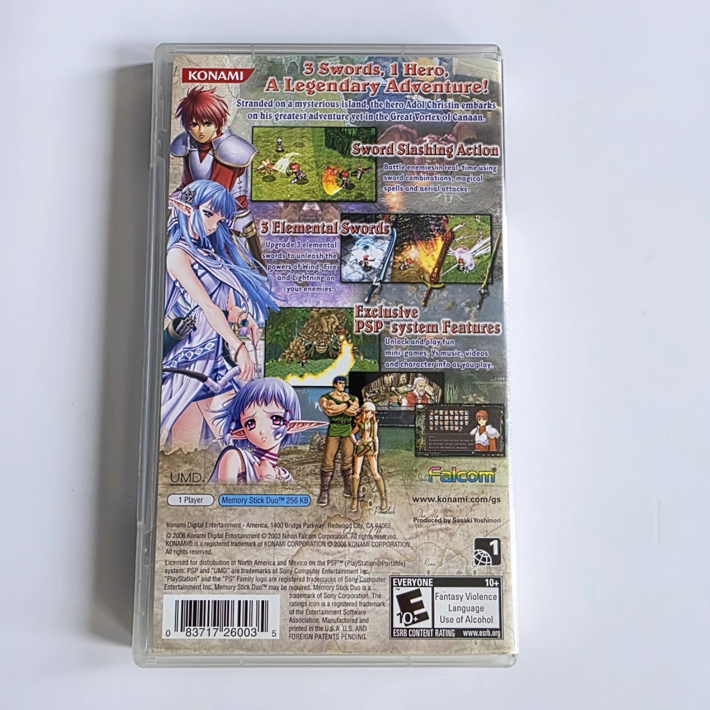 Ys the Ark of Naphistim PSP