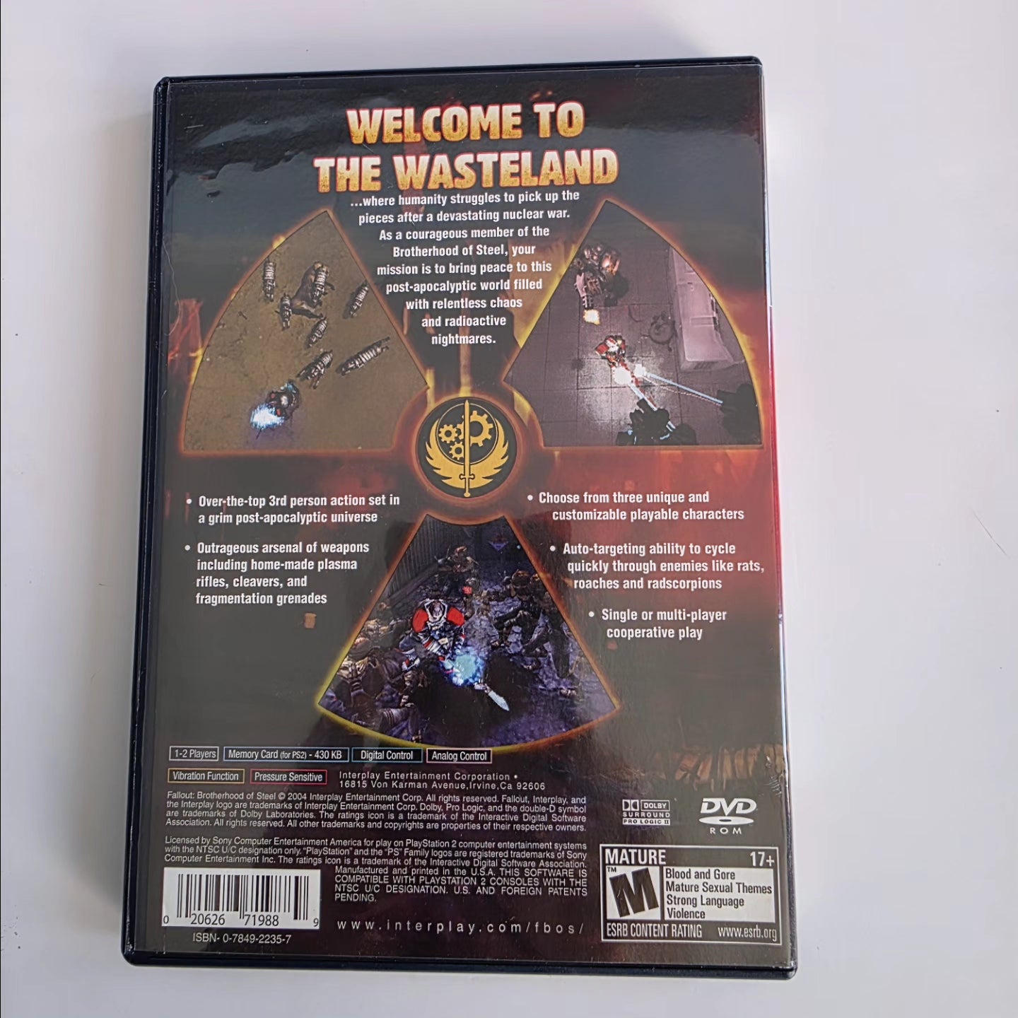 Fallout Brotherhood of Steel PS2