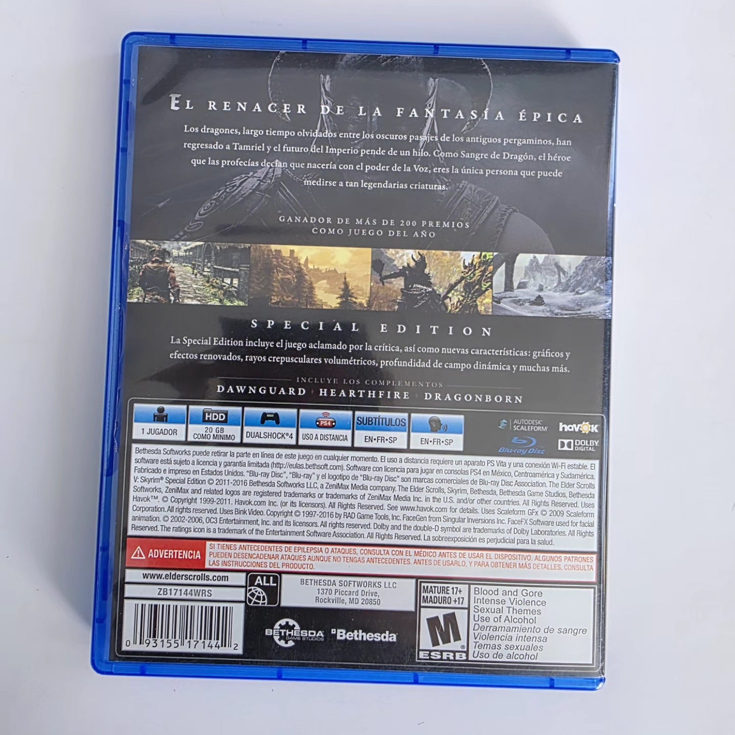 The Elder Scrolls V Skyrim Special Edition PS4