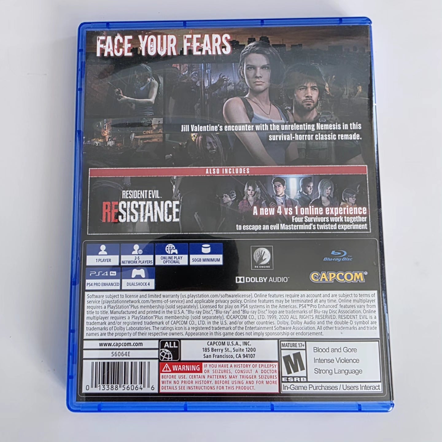 Resident Evil 3 PS4
