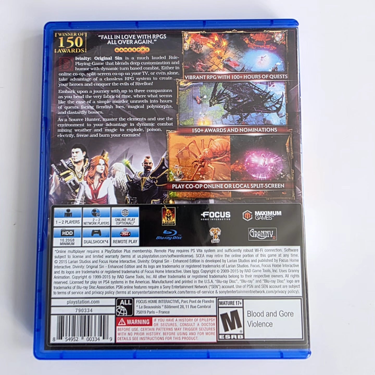 Divinity Original Sin Enhanced Edition PS4