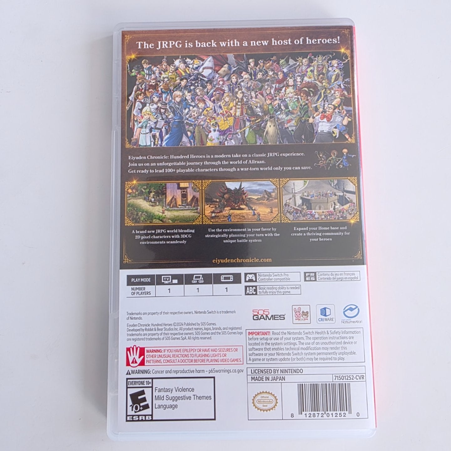 Eiyuden Chronicle Hundred Heroes Switch