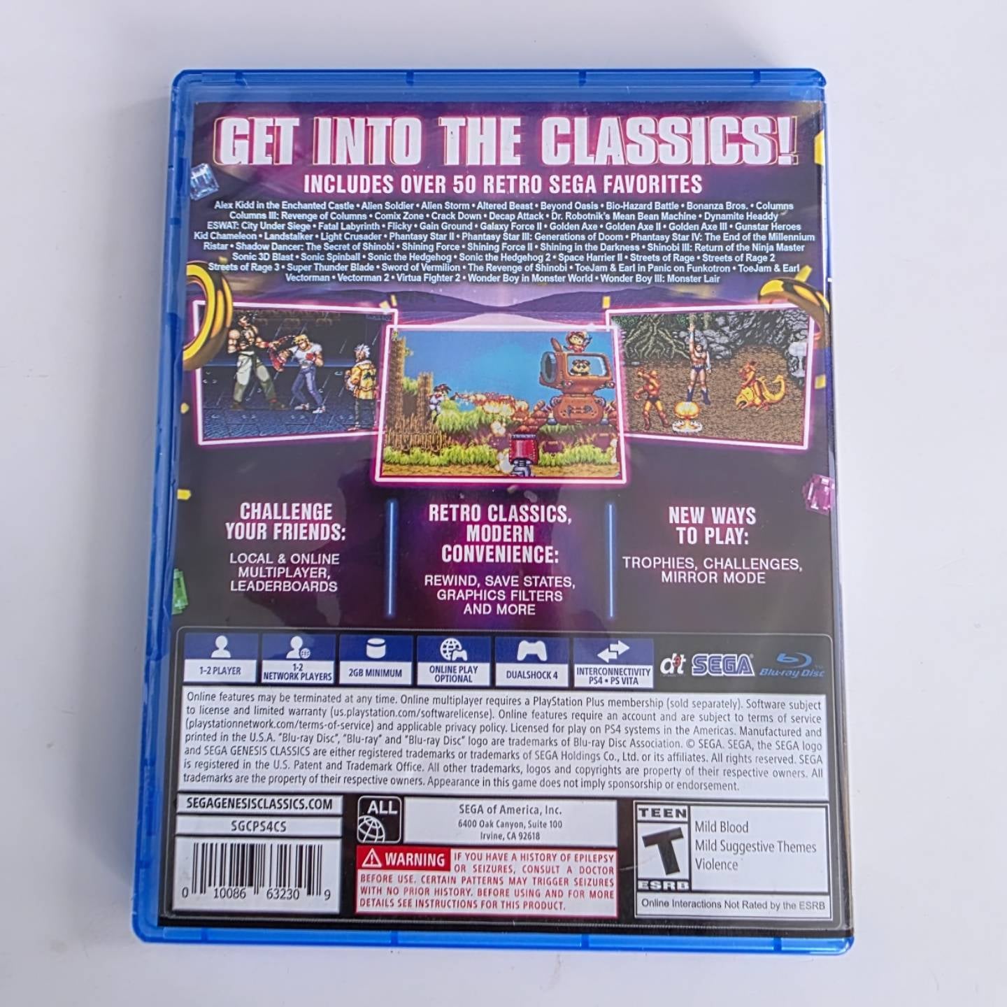 Sega Genesis Classics PS4