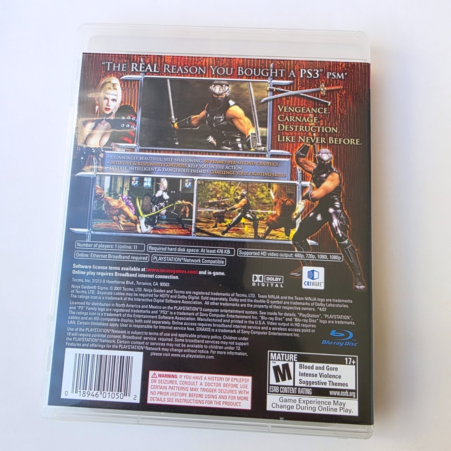Ninja Gaiden Sigma PS3