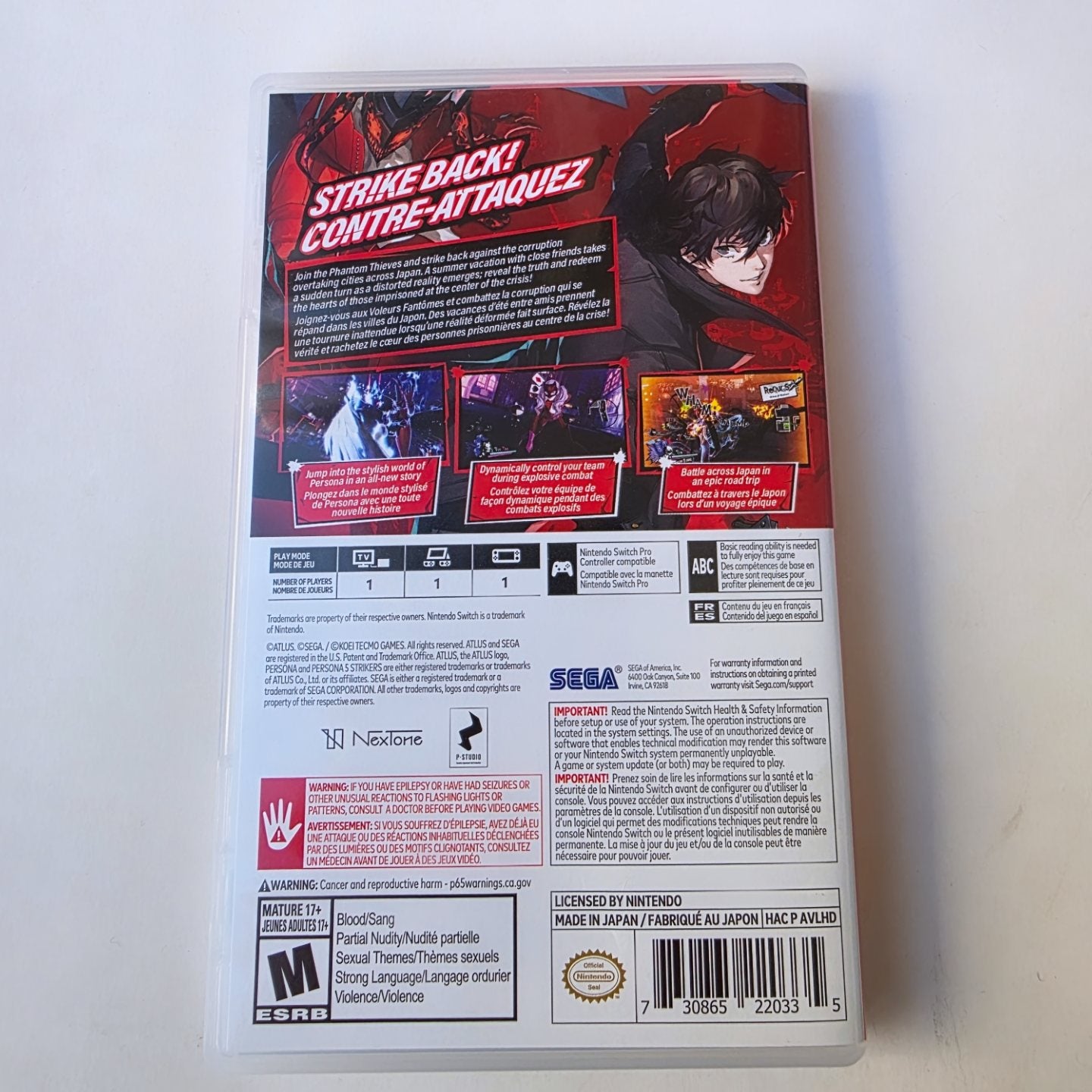 Persona 5 Strikers Switch