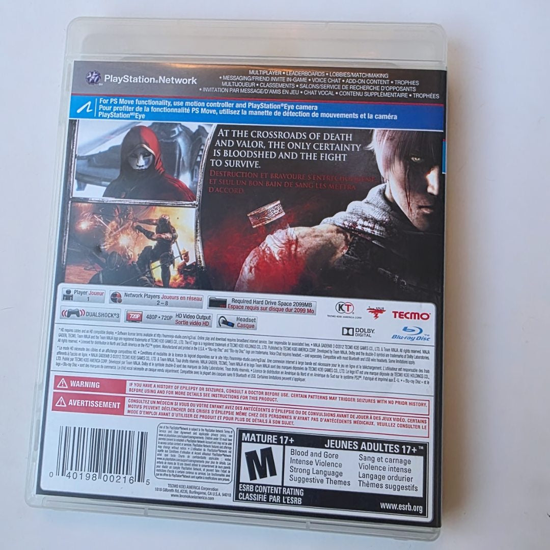 Ninja Gaiden 3 PS3