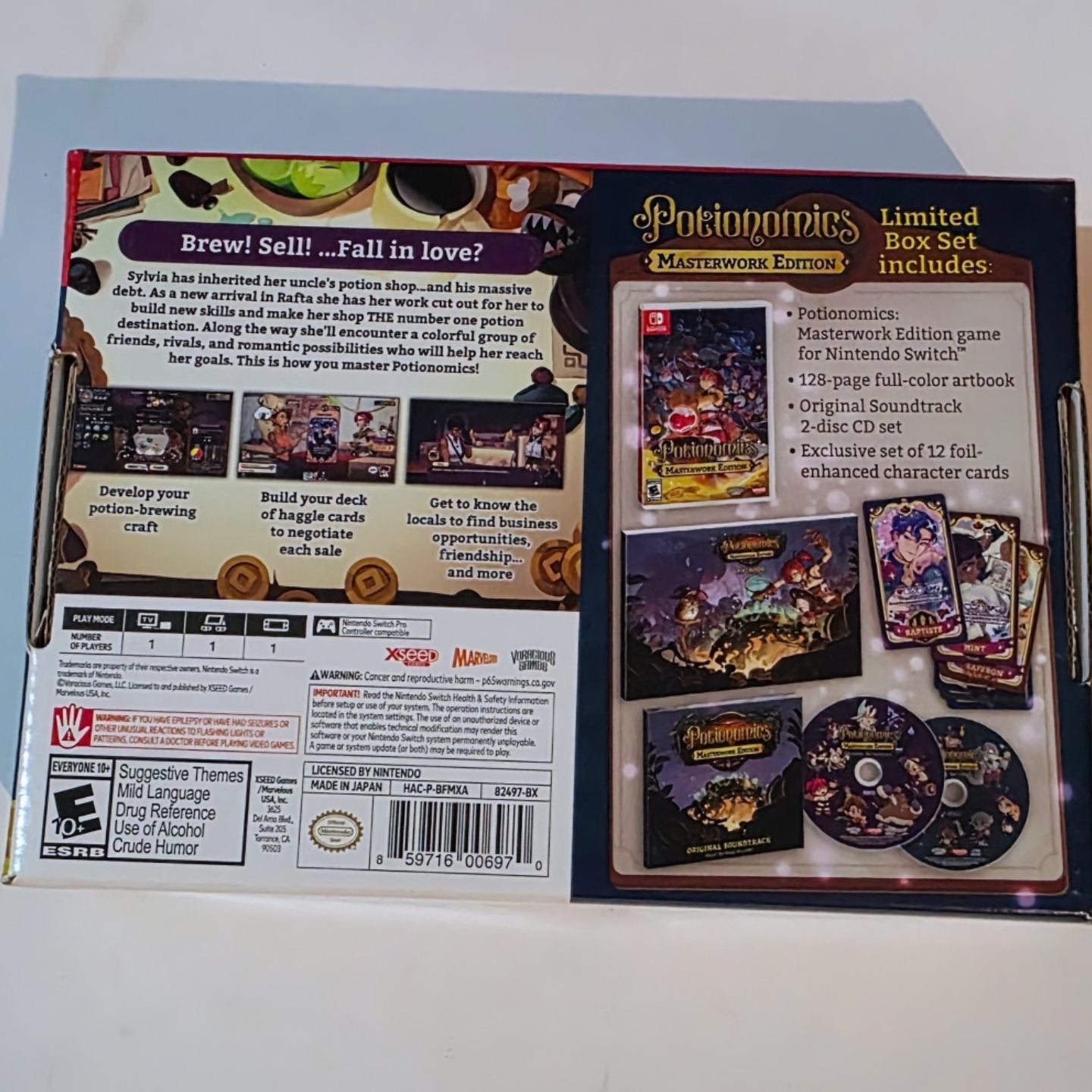 Potionomics Masterwork Edition Switch