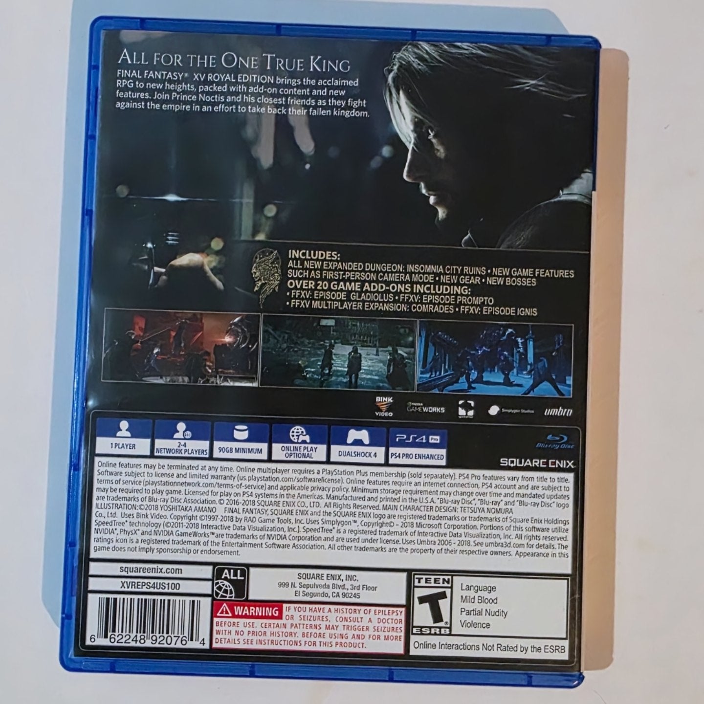 Final Fantasy 15 PS4