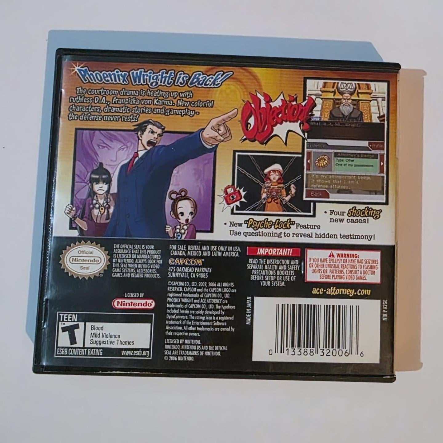 Ace Attorney Justice for All DS