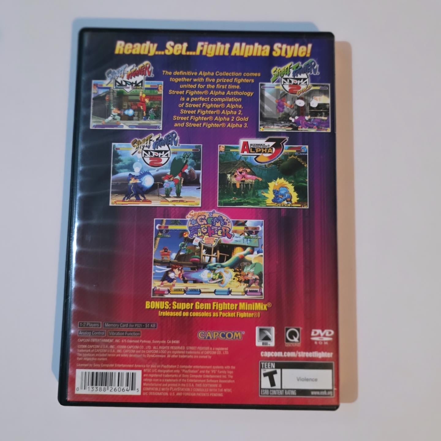 Street Fighter Alpha Anthology PS2