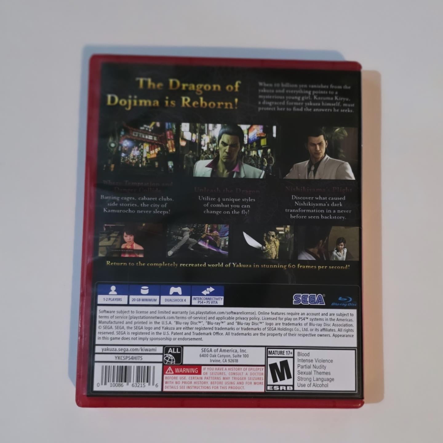 Yakuza Kiwami PS4