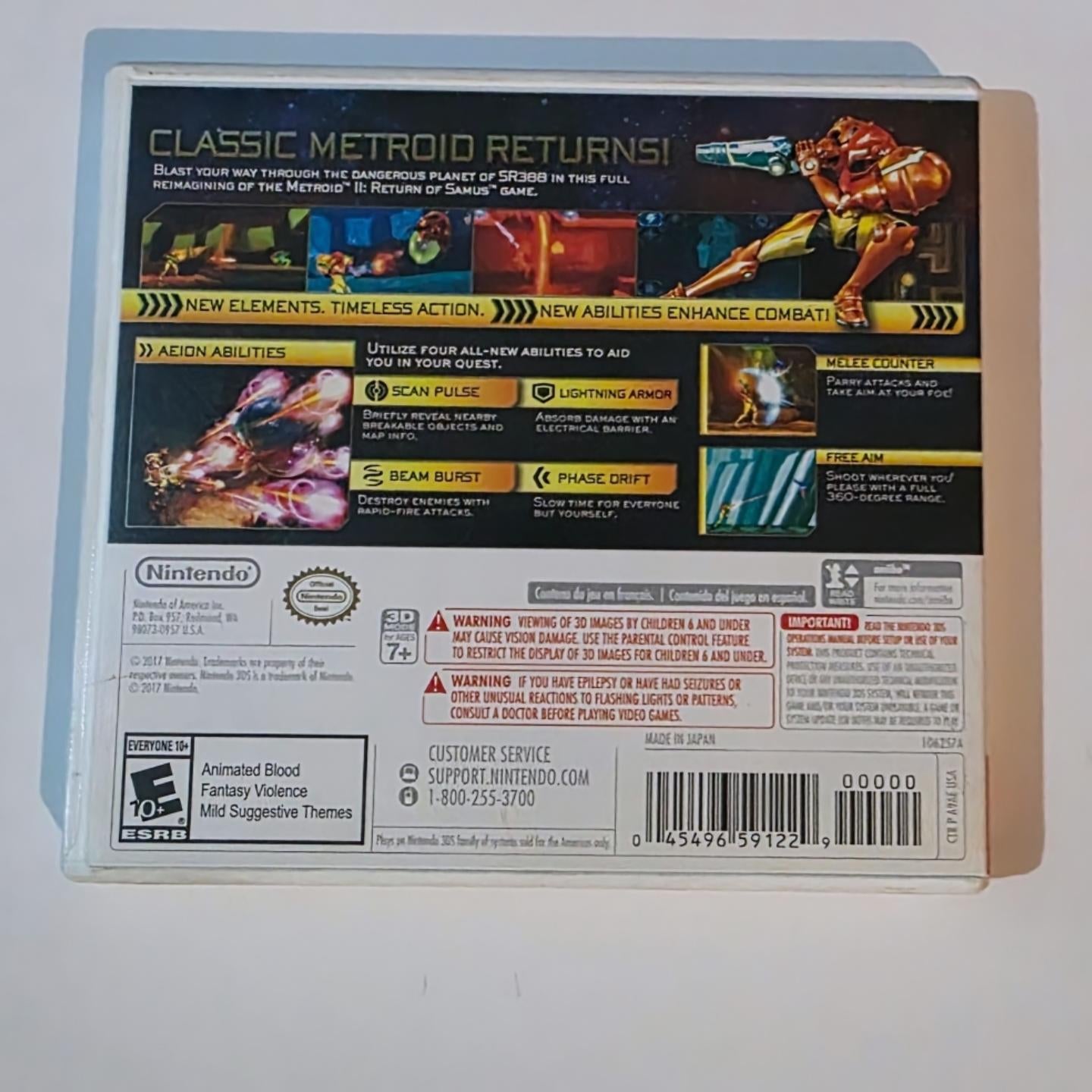 Metroid Samus Returns 3DS