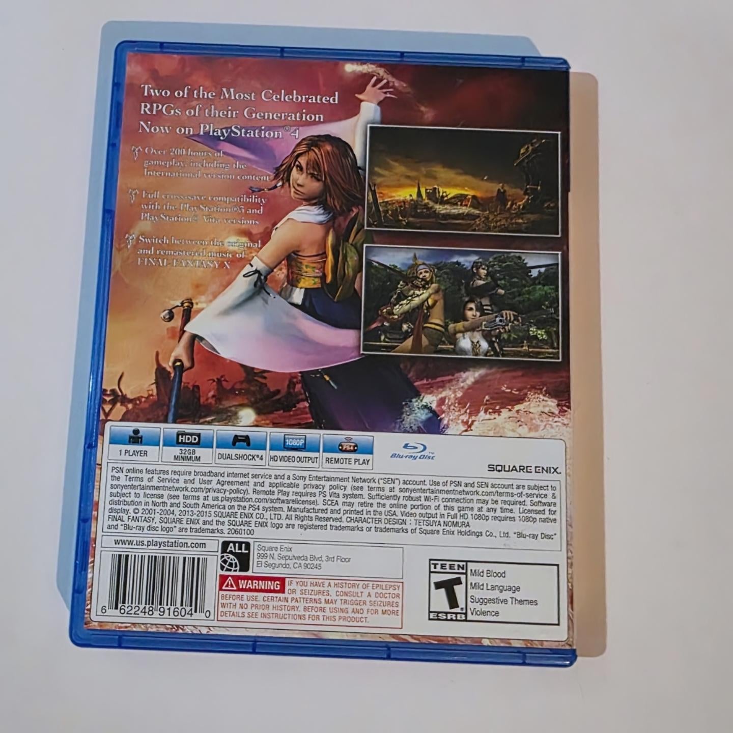 Final Fantasy 10/10-2 HD Remaster PS4