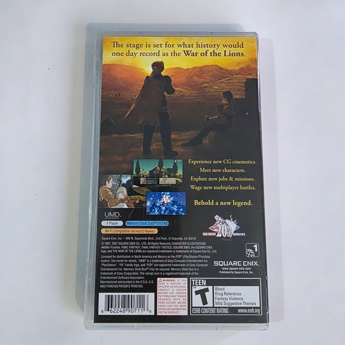 Final Fantasy Tactics the War of the Lions PSP