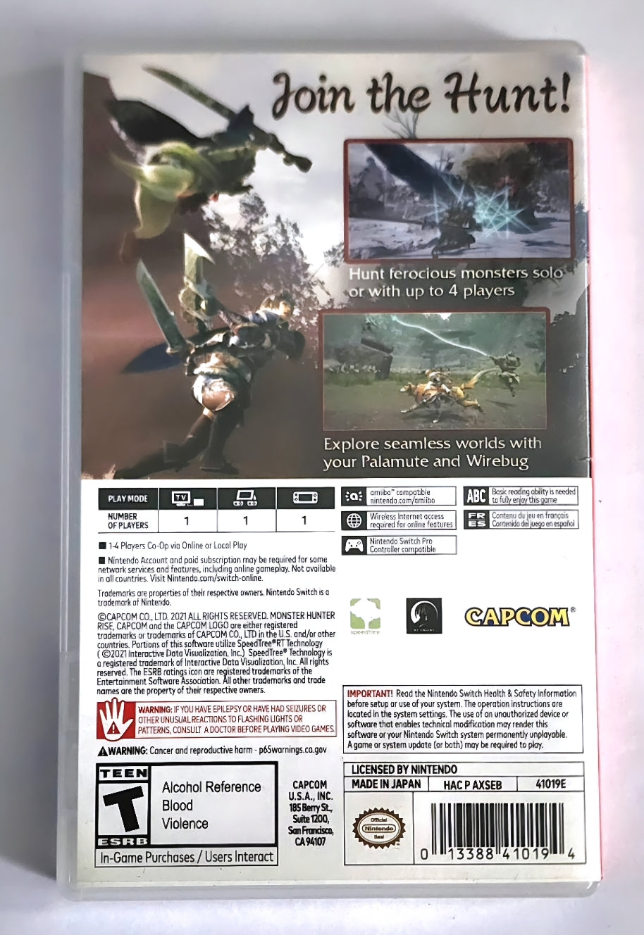 Monster Hunter Rise Switch