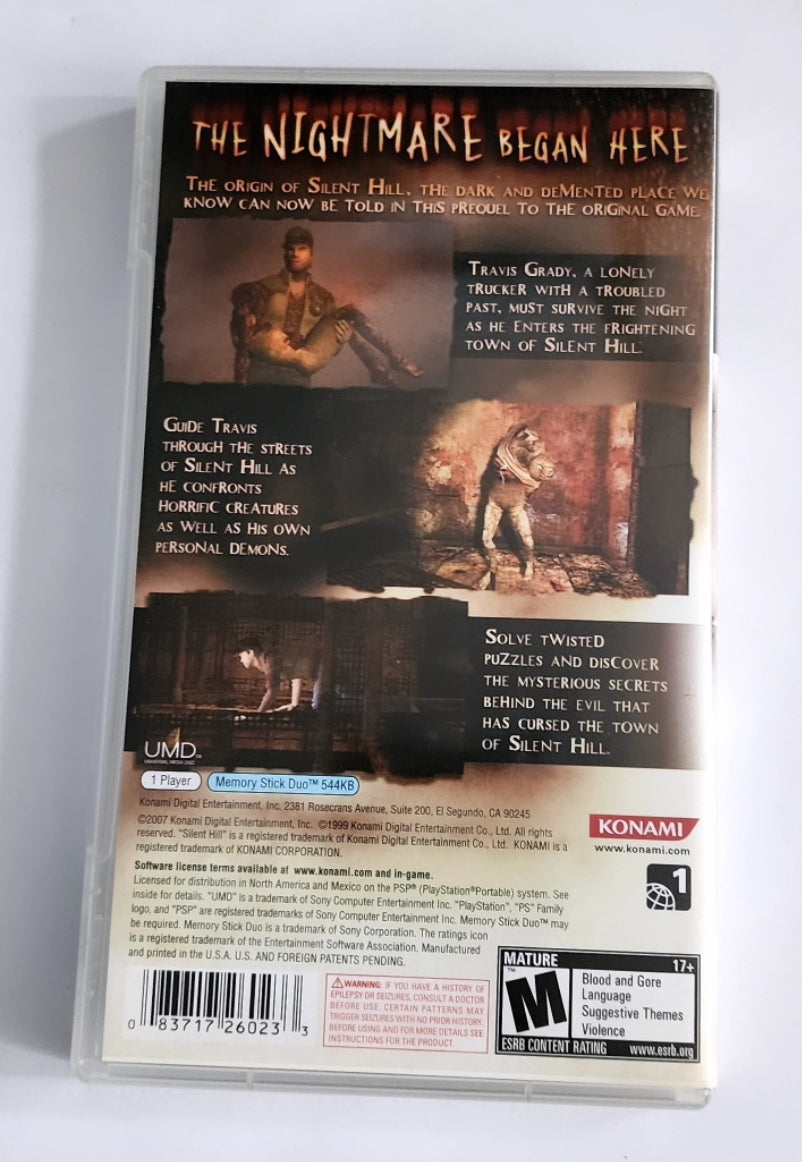 Silent Hill Origins PSP