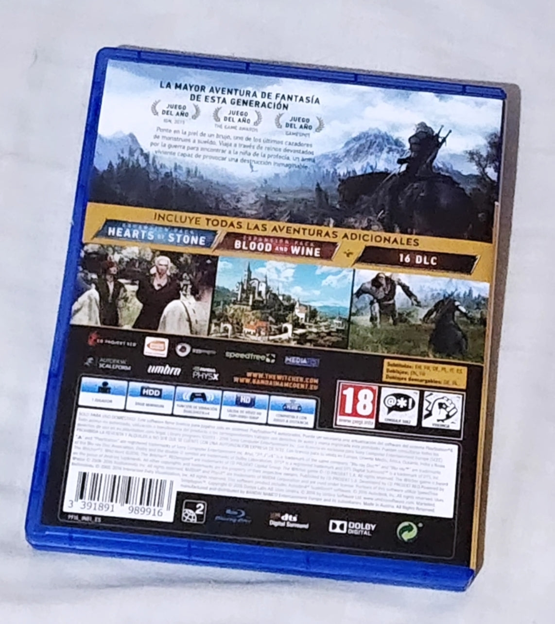 The Witcher 3 GOTY Edition PS4 (Europeo)