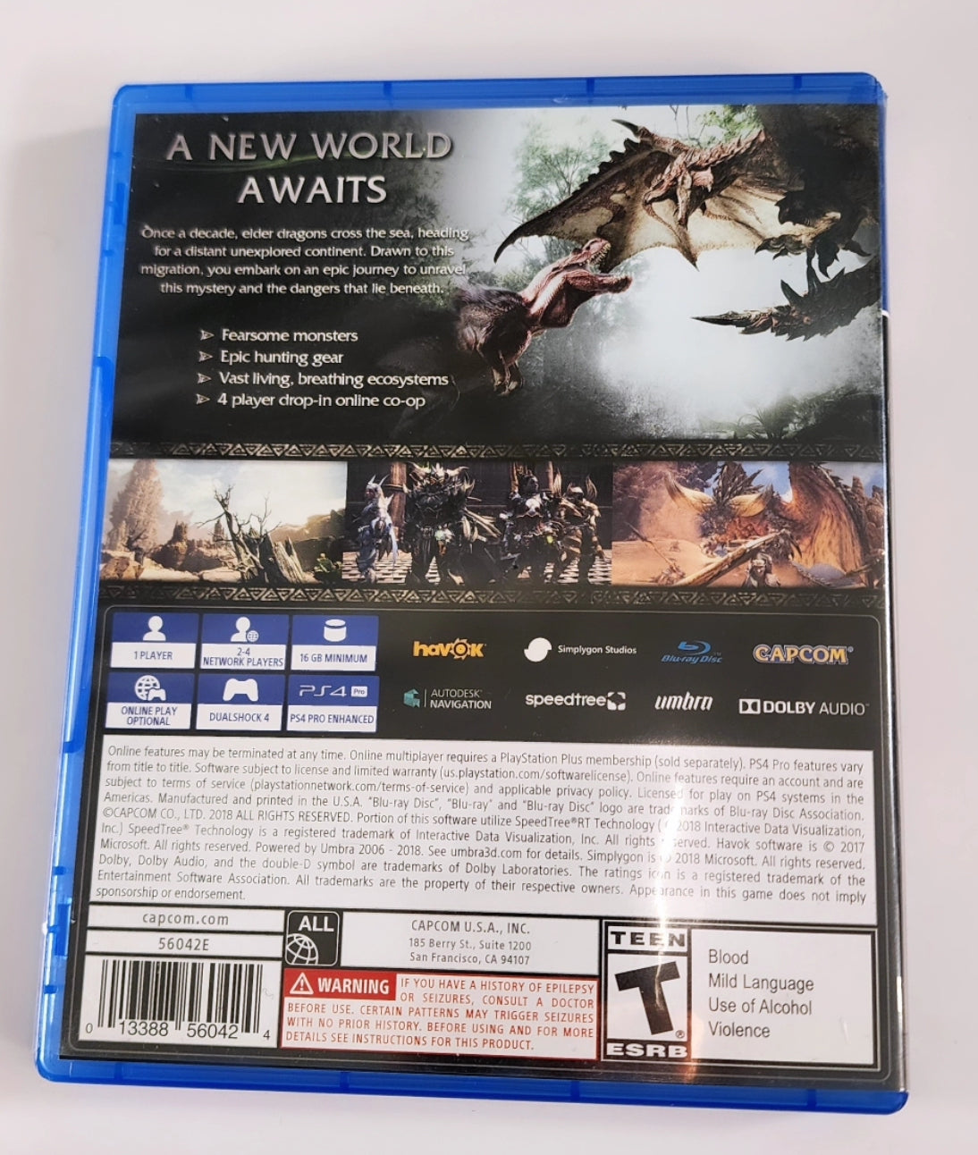 Monster Hunter World PS4