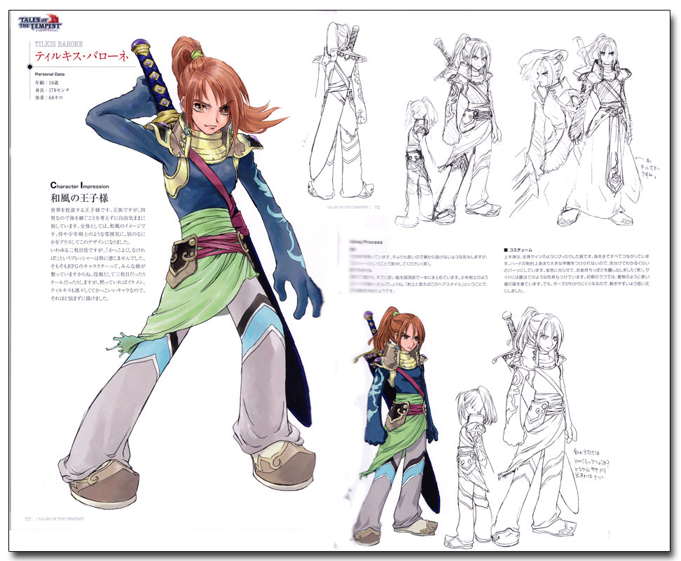Mutsumi Inomata Tales of Series Character Artworks 20th Anniversary