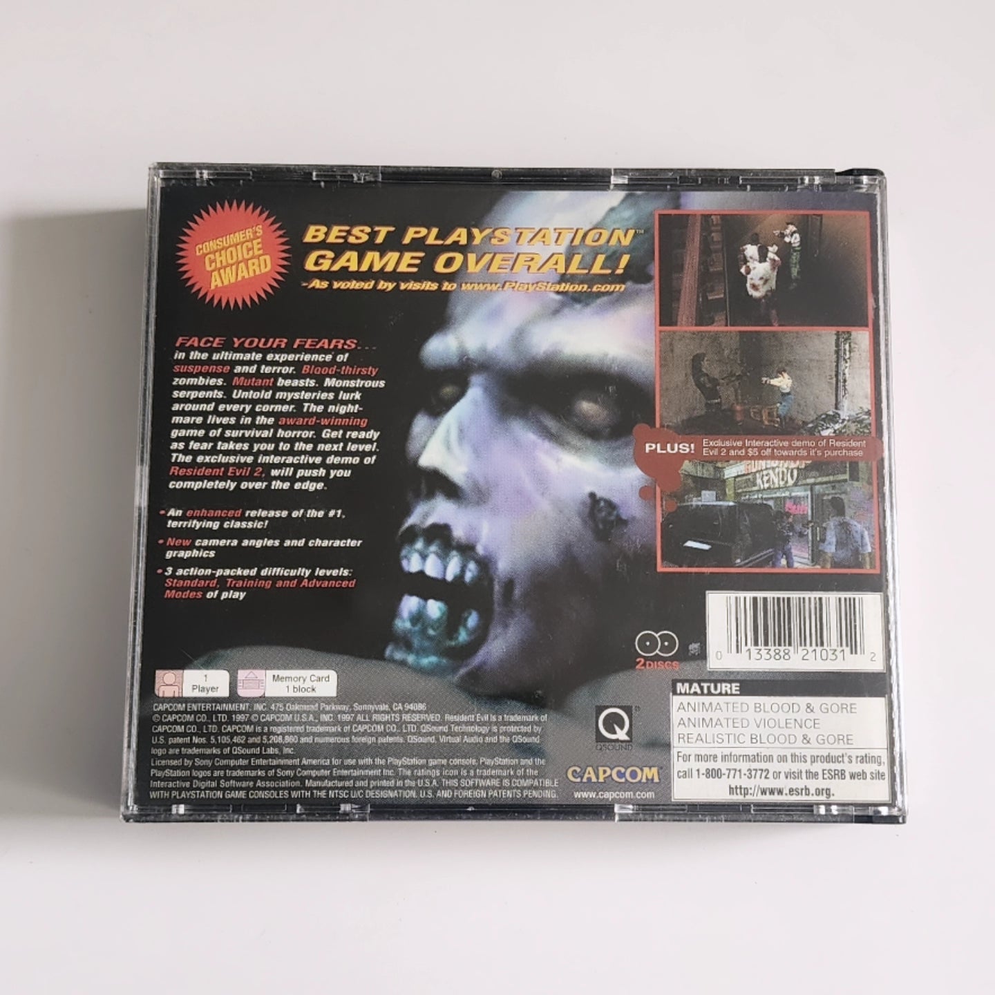Resident Evil 1 Director's Cut PS1