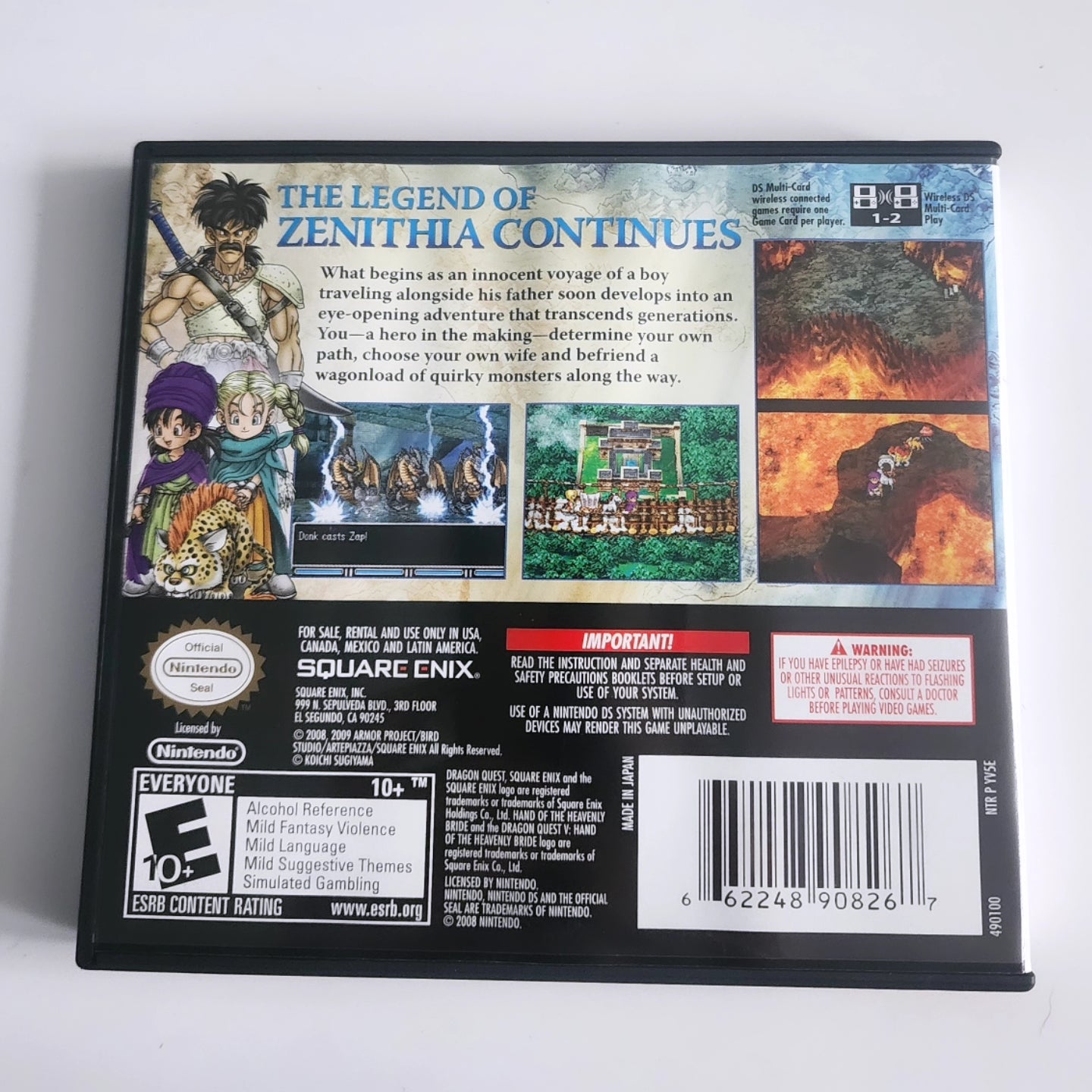 Dragon Quest V Hand of the Heavenly Bride DS