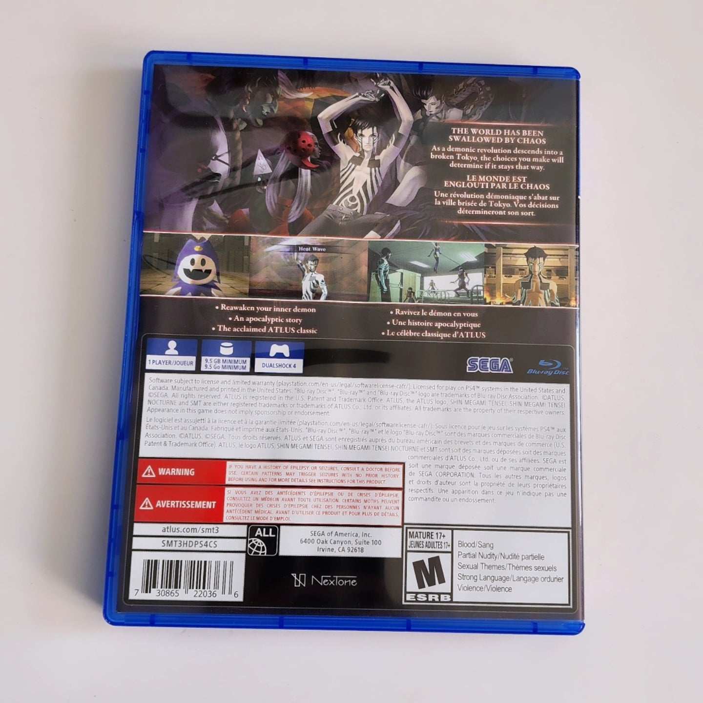 Shin Megami Tensei III Nocturne PS4