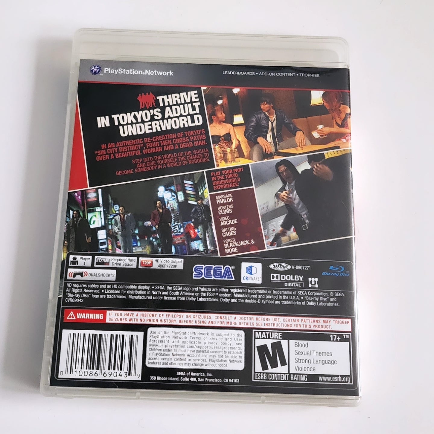 Yakuza 4 PS3