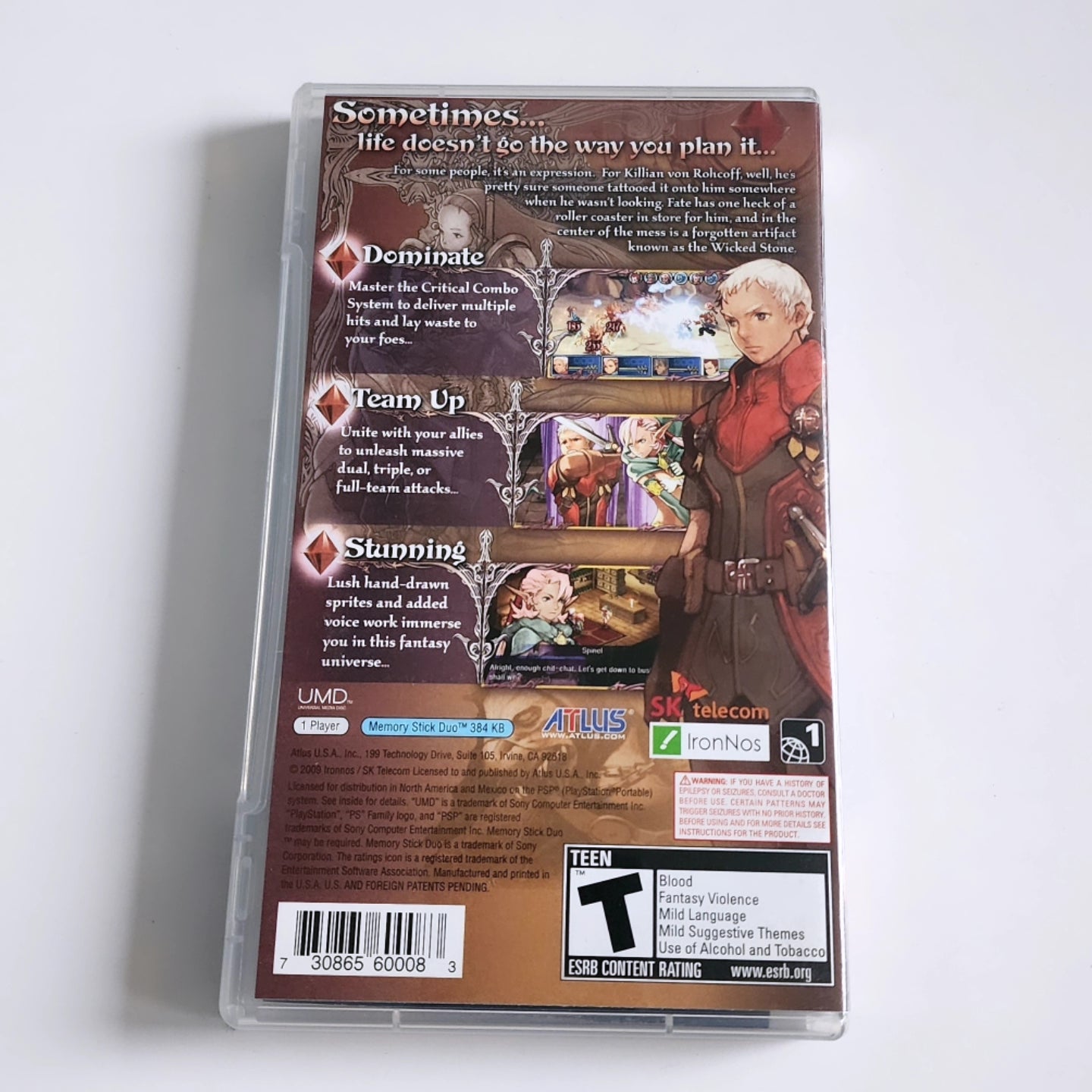 Crimson Gem Saga PSP