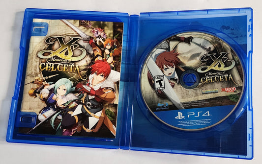 Ys: Memories of Celceta PS4