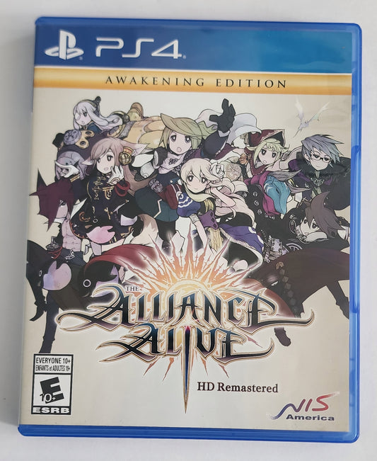 The Alliance Alive HD Remastered PS4
