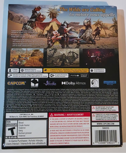 Monster Hunter Wilds Steelbook PS5