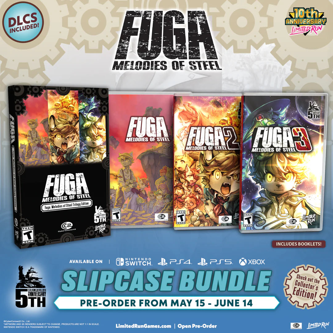 Fuga: Melodies of Steel 1, 2, y 3 Slipcase Bundle PS4 (PREVENTA)