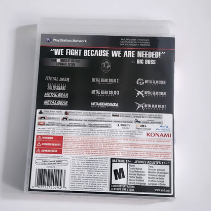 Metal Gear Solid The Legacy Collection PS3