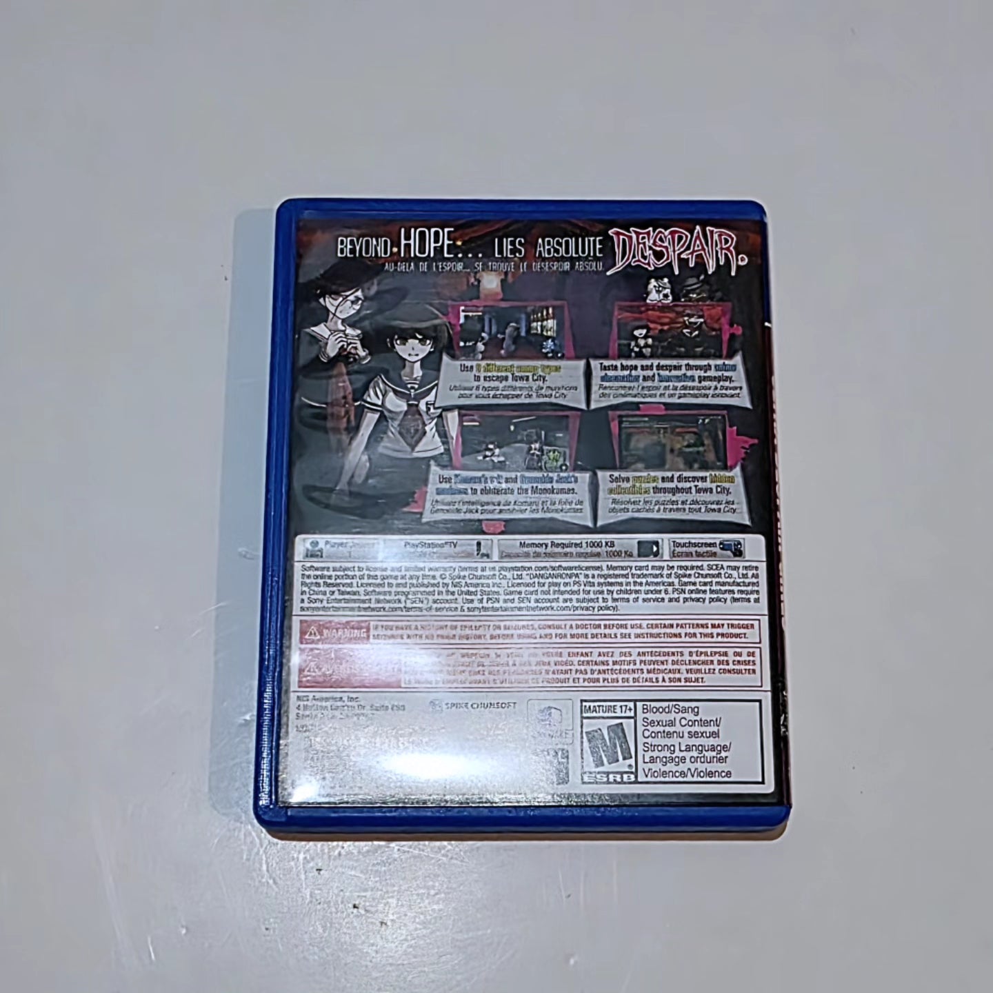 Danganronpa Ultra Despair Girls PSVita