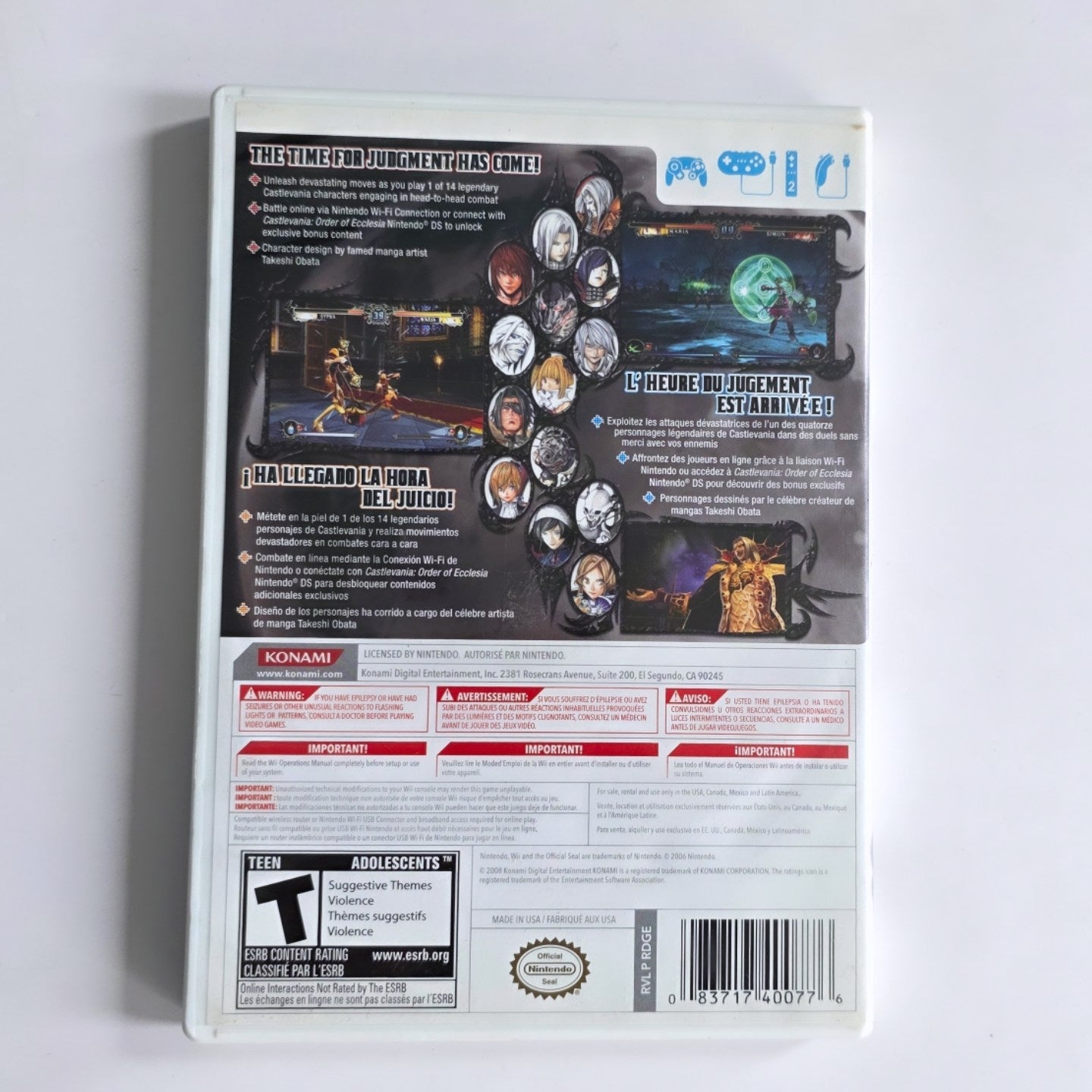 Castlevania Judgment Wii