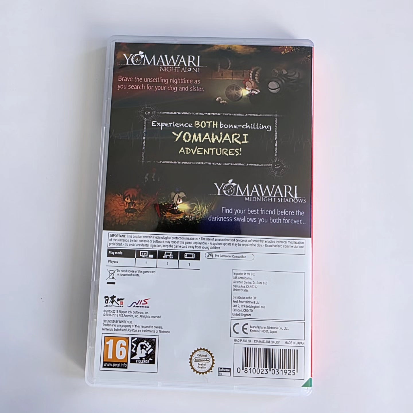 Yomawari The Long Night Collection (EUROPEO) Switch