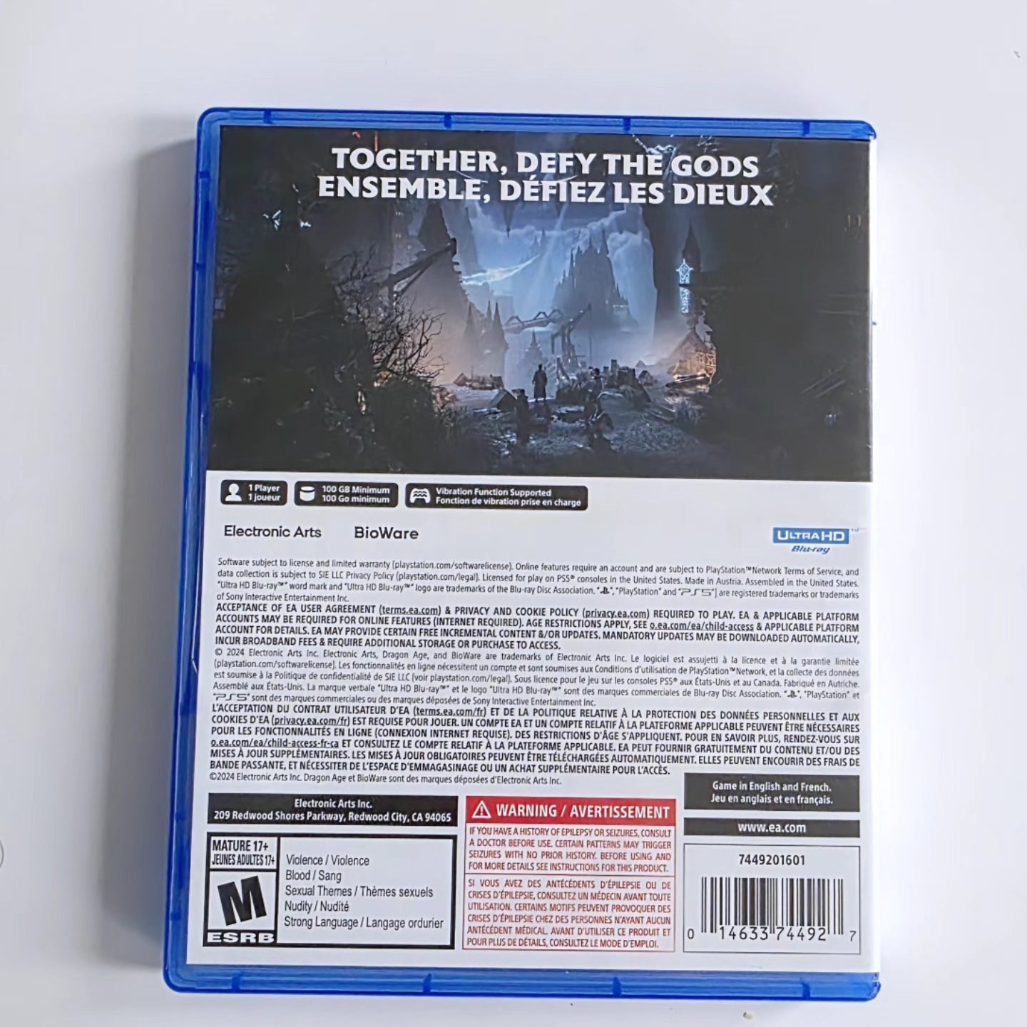 Dragon Age the Veilguard PS5