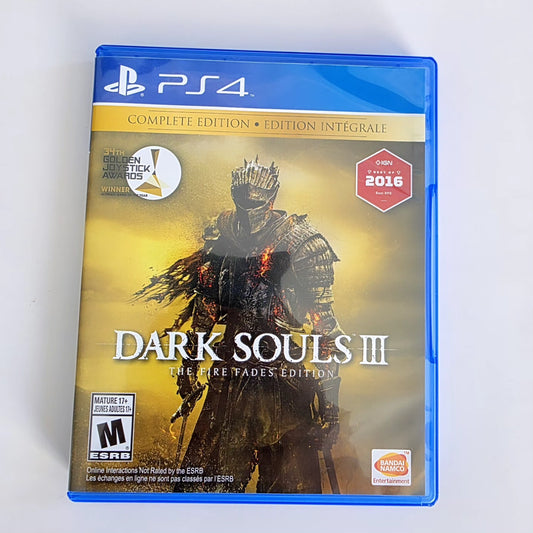 Dark Souls 3 The Fire Fades Edition PS4