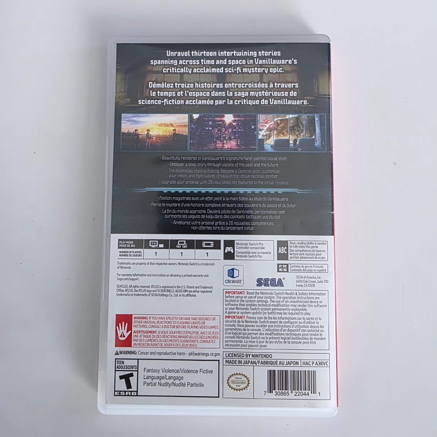 13 Sentinels: Aegis Rim Switch