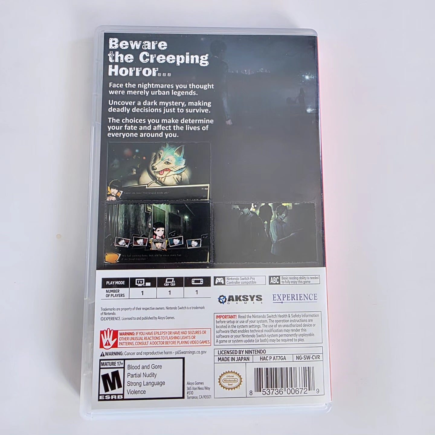 Spirit Hunter: NG Switch